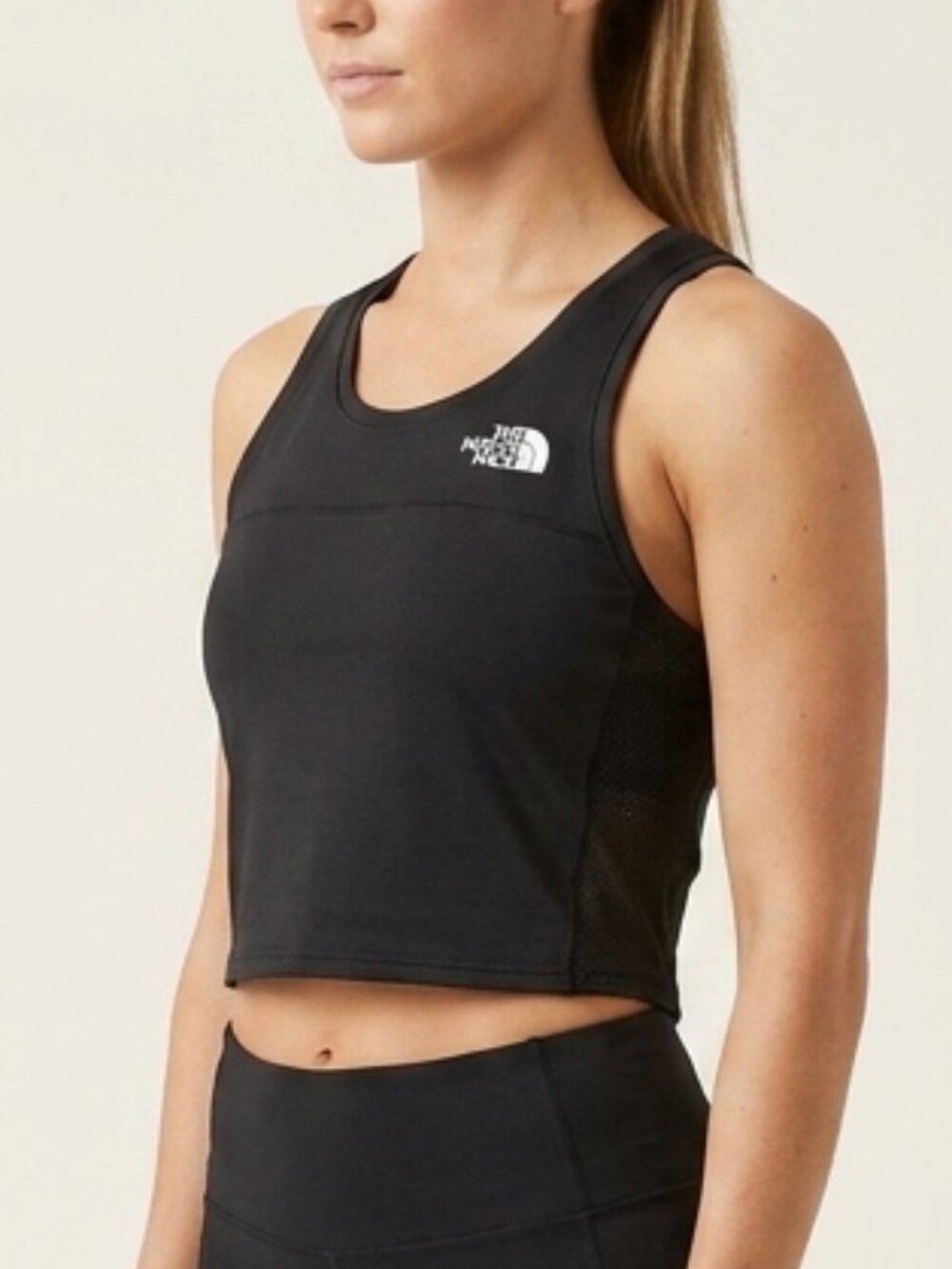 The North Face Cropped Tank Top with Mesh